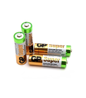 Батарейки GP Super LR6 (AA) ALKALINE 40 шт оптом, GP Super , 0,22 $