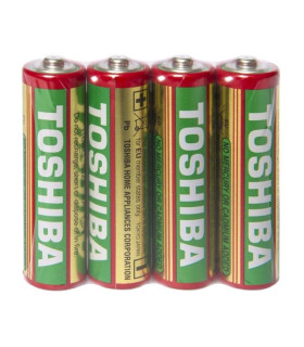 Пальчиковые солевые батарейки TOSHIBA Heavy Duty R6 AA оптом, TOSHIBA , 0,25 $