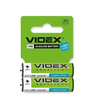 Щелочные пальчиковые батарейки VIDEX LR6 (AA) ALKALINE оптом, Videx , 0,25 $