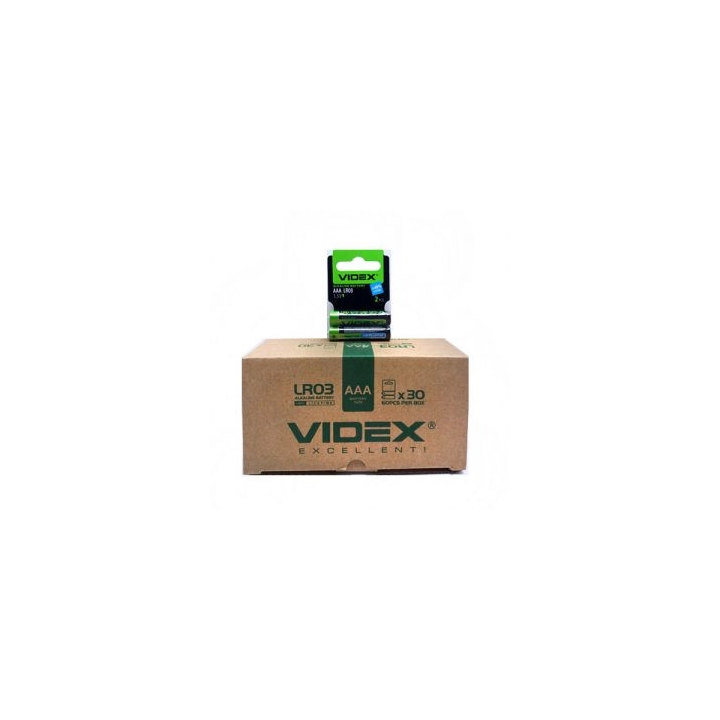 Лужні батареї КРОНИ VIDEX ALKALINE 6LR61 оптом, Videx , 1,30 $