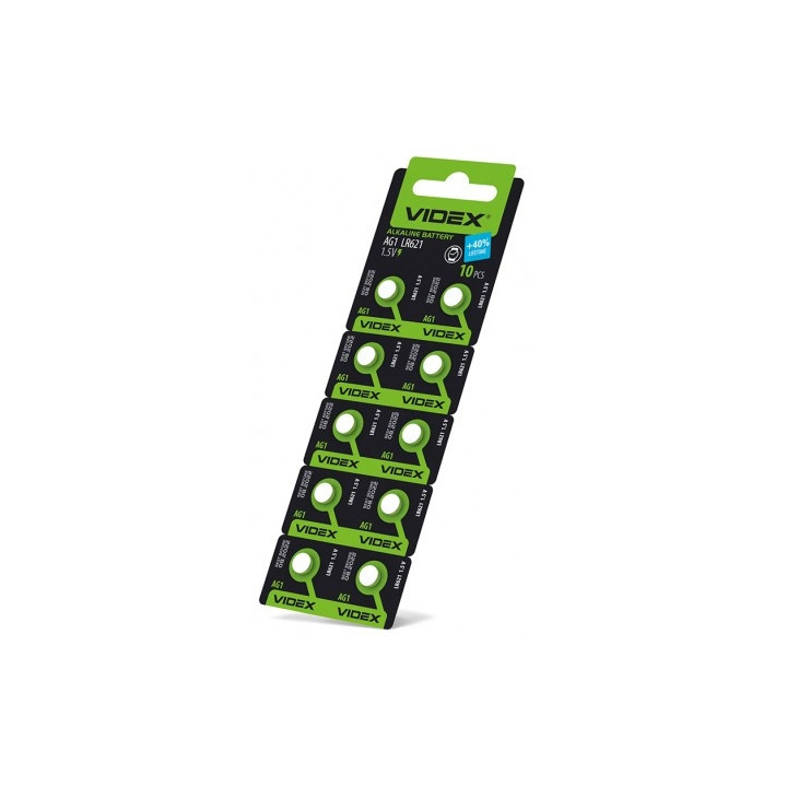 Щелочные батарейки для часов Videx AG1 (LR621) оптом, Videx , 0,08 $