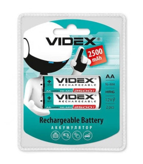 Аккумуляторные батарейки VIDEX HR6 AA 2500 mAh оптом, Videx , 2,10 $