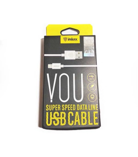Кабель для заряджання iPhone Lightning 1 метр Inkax CK-13 оптом, Inkax , 1,25 $
