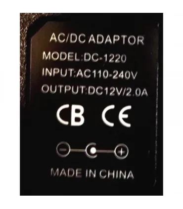 Мережевий блок адаптер 12V/2A роз'єм 5.5х2.5мм №699 оптом,  , 2,00 $