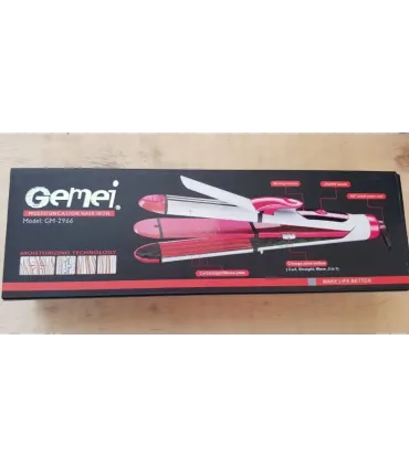 Выпрямитель, утюжек, гофре 3 в 1 GEMEI GM-2966 оптом, Gemei , 7,50 $
