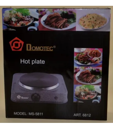 Электроплита дисковая 1500 Вт Domotec MS-5811 оптом, Domotec , 9,00 $