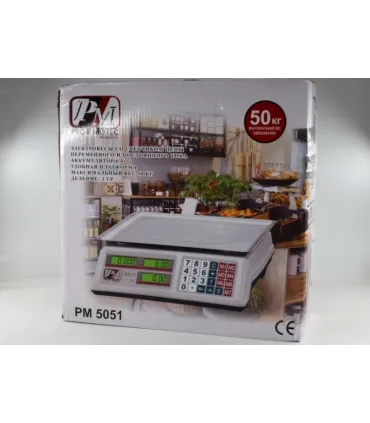 Электронные весы со счетчиком цены на 50 Кг Promotec PM-5051 оптом, Promotec , 16,00 $