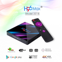 Смарт приставка TV Box H96 MAX 4/64Gb Android 9.0 оптом, Vontar , 38,00 $