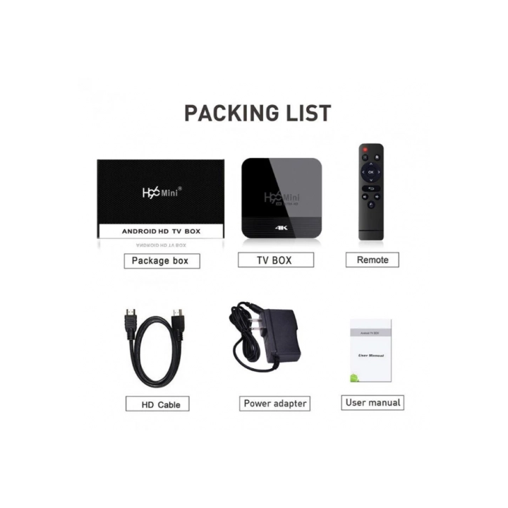 Приставка Android Smart TV Box H96 mini 2/16Gb Android 9.0 оптом, TV Shop , 38,00 $
