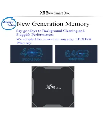 Смарт приставка TV box X96Max 2/16Gb Android 9.0 оптом, Vontar , 22,00 $