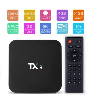 Смарт Тв приставка TV Box TX3 mini 4/64Gb Android 9.0 оптом, TV Shop , 28,00 $
