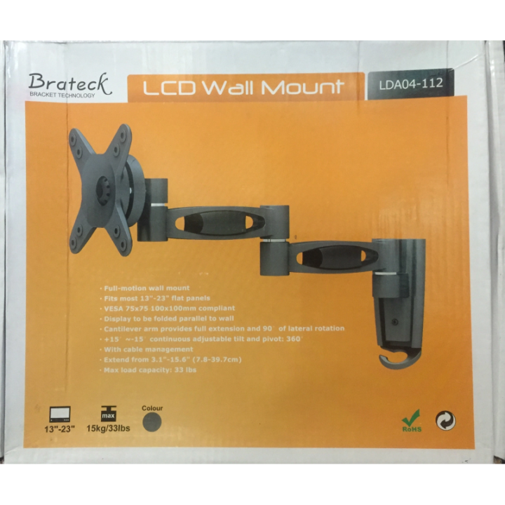 Кронштейни Brateck LDA04-112 (13"-23") оптом, Brateck , 10,00 $