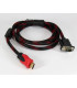 Кабель HDMI - VGA 1.5 метра с фильтром 00038 оптом,  , 1,45 $