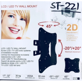 Кронштейни для LCD Led TV ST-221 на діагональ 17-32 дюйми оптом, Brateck , 9,00 $