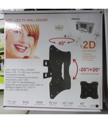 Кронштейни для LCD Led TV ST-221 на діагональ 17-32 дюйми оптом, Brateck , 9,00 $