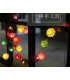 Xmas світлодіодна гірлянда MIX Клубок ниток різнокольорова 10LED, 2м 7279 оптом, Xmas , 3,10 $