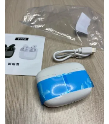 Білі бездротові навушники з боксом Y113 оптом, Cope , 7,50 $
