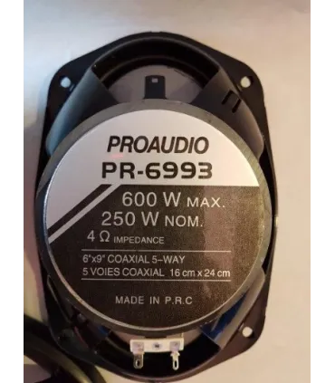 Автомобильные акустические колонки Proaudio PR-6993 600W оптом, PROAUDIO , 17,00 $