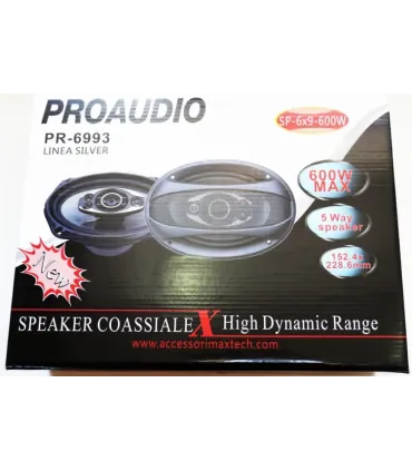 Автомобільні акустичні колонки Proaudio PR-6993 600W оптом, PROAUDIO , 17,00 $
