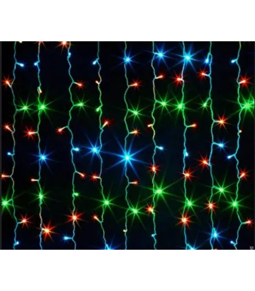 Гирлянда штора 300 LED 2*2 метра цвет Mix ZB2-2 оптом, TV Shop , 8,40 $