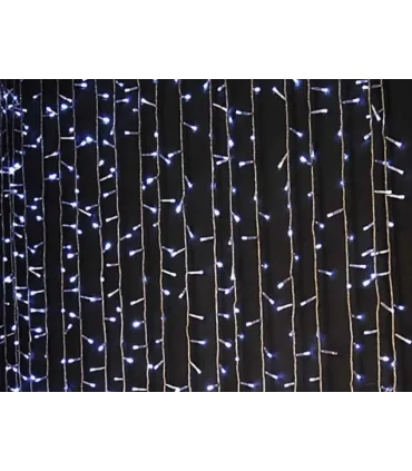 Гірлянда водоспад штора білий 240 LED 2х2 метри із заглушкою CRT-010W оптом, TV Shop , 7,50 $