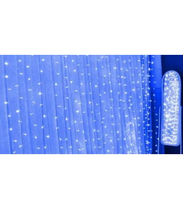 Гирлянда штора 240 LED 2х2 метра синяя оптом, TV Shop , 7,50 $