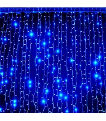 Гирлянда штора 240 LED 2х2 метра синяя оптом, TV Shop , 7,50 $
