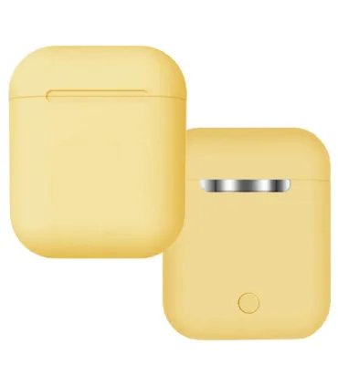 Беспроводные Bluetooth наушники i12 TWS yellow с боксом оптом, Cope , 5,00 $
