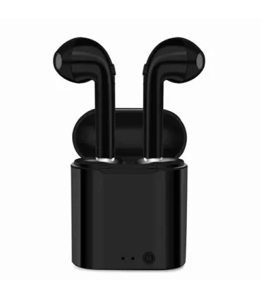 Черные Bluetooth беспроводные наушники i7 TWS mini с кейсом оптом, Cope , 3,50 $