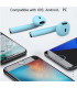 Блакитні бездротові Bluetooth навушники i7 TWS mini з кейсом оптом, Cope , 3,50 $