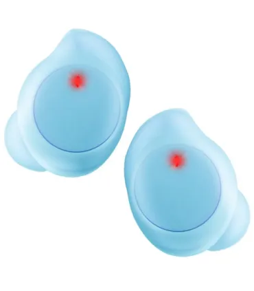 Беспроводные наушники капельки Touch Two TWS-08 с боксом голубые оптом, Cope , 8,50 $