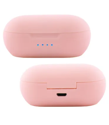Бездротові навушники крапельки Touch Two TWS-08 з рожевим боксом оптом, Cope , 8,50 $