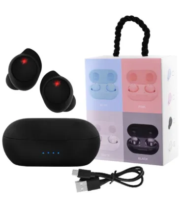Бездротові навушники крапельки Touch Two TWS-08 з чорним боксом оптом, Cope , 8,50 $