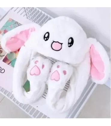 Светящийся шапочки с двигающимся ушками белые оптом, TV Shop , 3,30 $