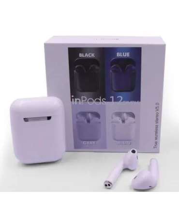 Бездротові Bluetooth навушники з боксом inPods i12 tws Pro фіолетові оптом, Cope , 6,00 $