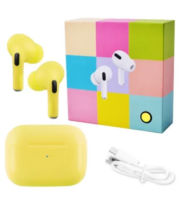 Беспроводные наушники Macaroons Apl AirPod Pro yellow оптом, Cope , 7,50 $