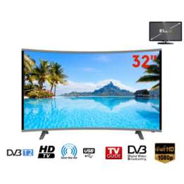 Вигнутий смарт телевізор COMER 32" LCD Led TV curved оптом, COMER , 190,00 $