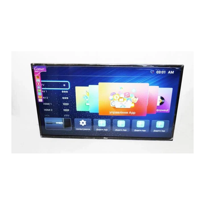Телевізор Led LCD Flat Smart TV COMER 43" оптом, COMER , 260,00 $
