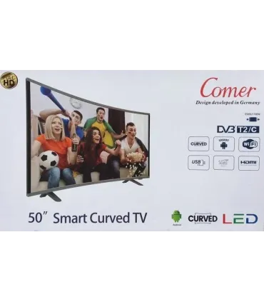 Вигнутий Smart TV 4K COMER 50" дюйми LCD Led TV curved оптом, COMER , 360,00 $