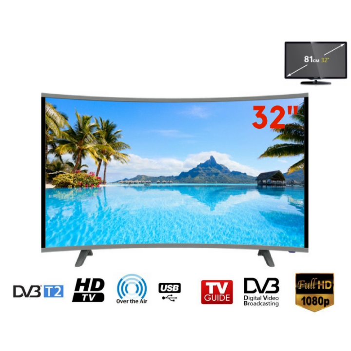 Изогнутый LCD Led TV JPE 32" дюймов curved оптом, JPE , 170,00 $