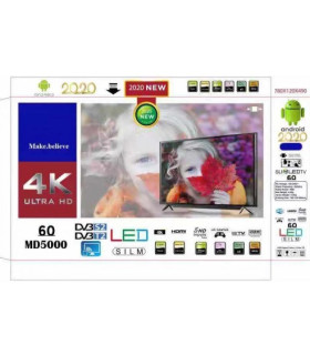 Китайский смарт телевизор LED 4k UHD 60" дюймов оптом, TV Shop , 310,00 $