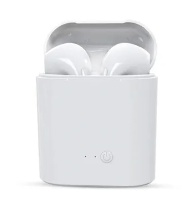 Белые Bluetooth беспроводные наушники i7 TWS mini с кейсом оптом, Cope , 3,30 $