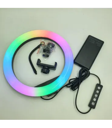 Разноцветная кольцевая лампа RGB MJ-33 оптом, TV Shop , 11,00 $