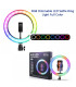 Разноцветная кольцевая лампа RGB MJ-33 оптом, TV Shop , 11,00 $