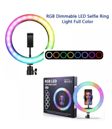 Разноцветная кольцевая лампа RGB MJ-33 оптом, TV Shop , 11,00 $