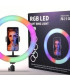 Разноцветная кольцевая лампа RGB MJ-33 оптом, TV Shop , 11,00 $
