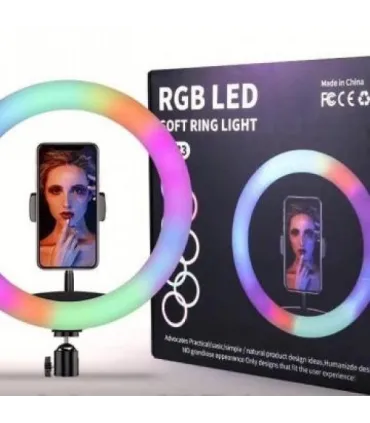 Разноцветная кольцевая лампа RGB MJ-33 оптом, TV Shop , 11,00 $