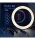 Разноцветная кольцевая лампа RGB MJ-33 оптом, TV Shop , 11,00 $