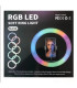 Разноцветная кольцевая лампа RGB MJ-33 оптом, TV Shop , 11,00 $