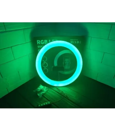 Разноцветная кольцевая лампа RGB MJ-33 оптом, TV Shop , 11,00 $